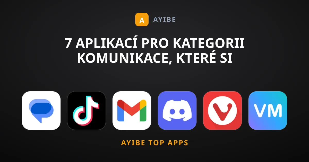 7 aplikací pro kategorii Komunikace, které si musíte stáhnout